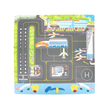 Load image into Gallery viewer, Sunta Airport Play Mat with DIY Airplane