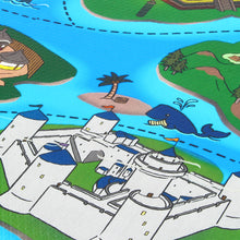Load image into Gallery viewer, Sunta Treasure Map Play Mat with DIY Pirate Ship