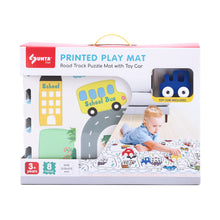 Load image into Gallery viewer, Sunta Around the Town Play Mat with DIY Car