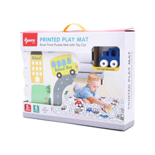 Load image into Gallery viewer, Sunta Around the Town Play Mat with DIY Car