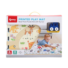 Load image into Gallery viewer, Sunta Safari Play Mat with DIY Tour Bus