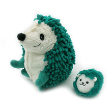 Load image into Gallery viewer, Piktou the Hedgehog with Baby - Green
