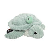 Load image into Gallery viewer, Sauvenou the Turtle Mama with Baby - Mint