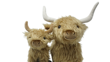 Load image into Gallery viewer, Harriet the Highland Cow and Snowflake