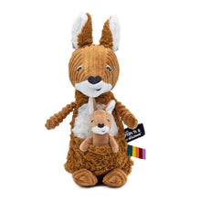 Load image into Gallery viewer, Ptipotos Allezou the Kangaroo w/ Baby - Brown