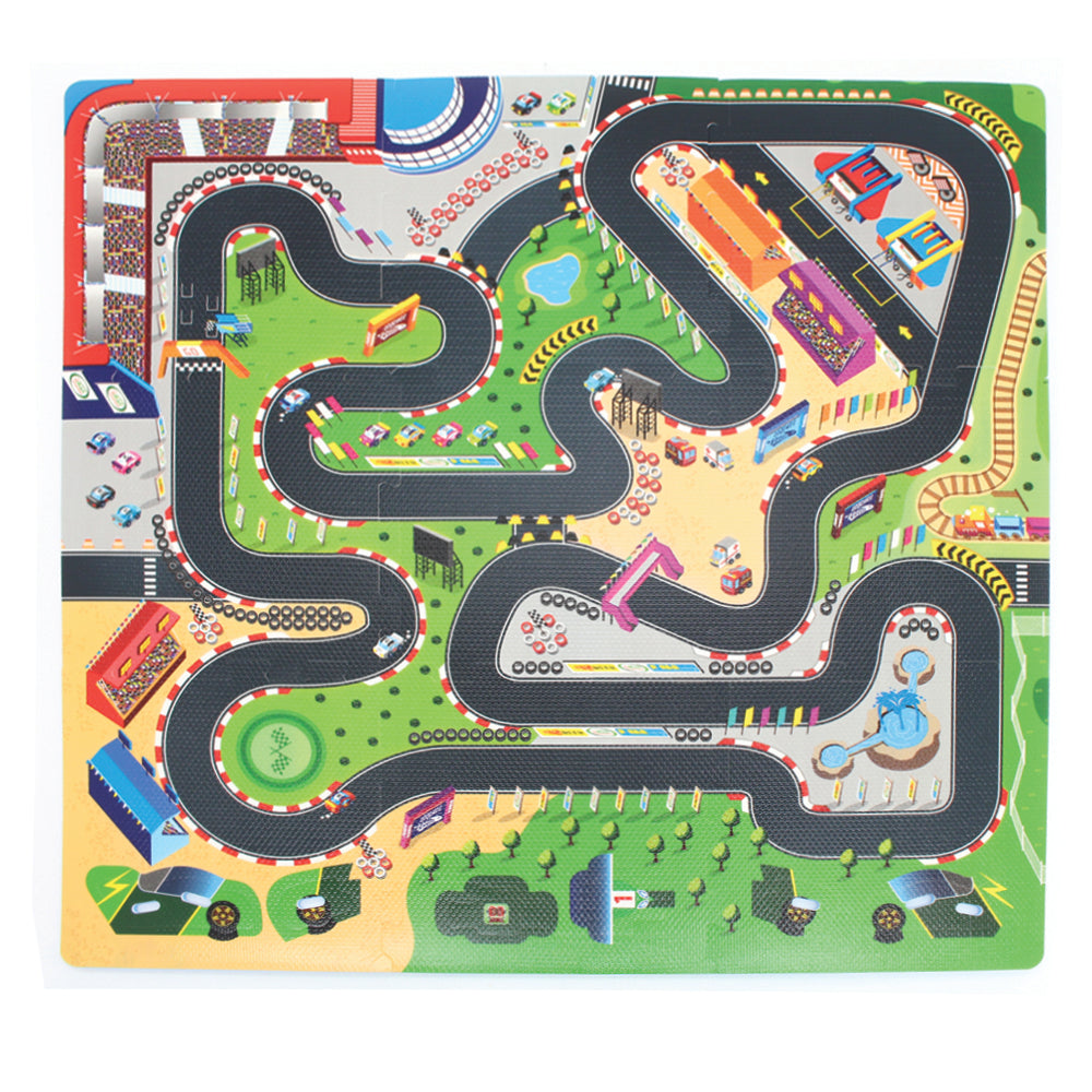 child's car play mat