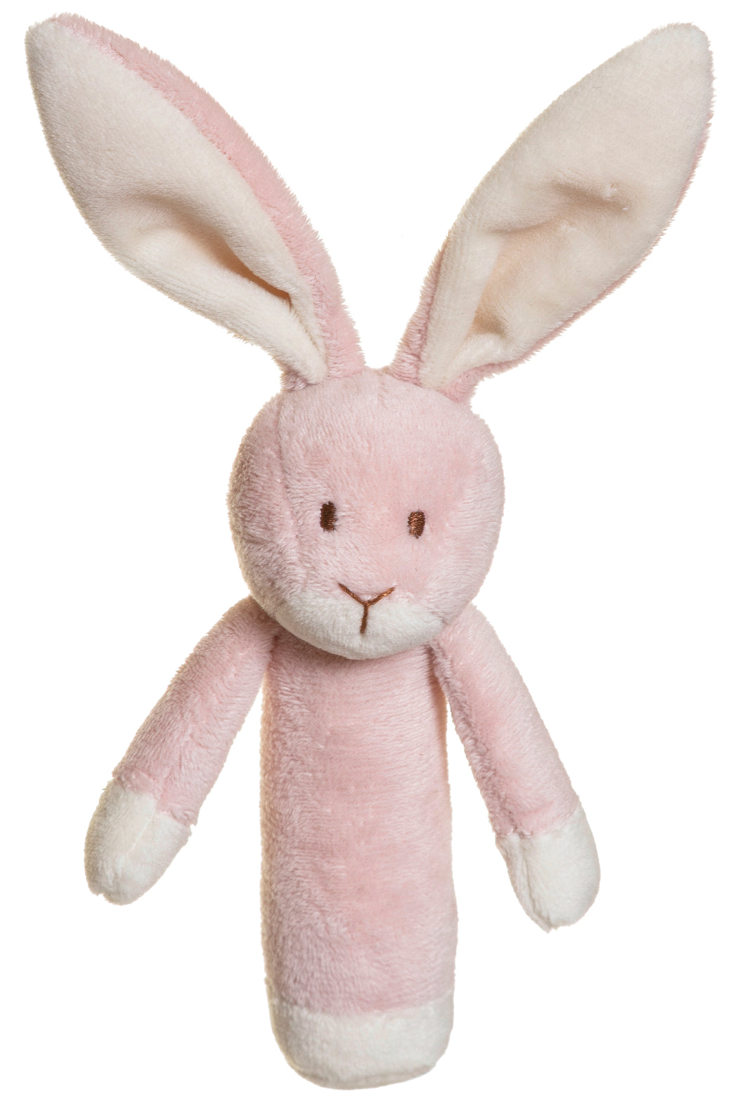 Bunny Baby Rattle - Rose