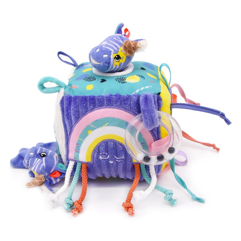 Trousse de toilette kiprokos le zèbre violet, jaune, bleu Les Deglingos | La Redoute