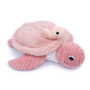 Savenou the Turtle Mama with Baby - Pink