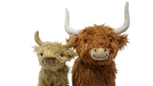Load image into Gallery viewer, Harold the Highland Cow and Junior
