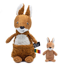 Load image into Gallery viewer, Ptipotos Allezou the Kangaroo w/ Baby, Brown
