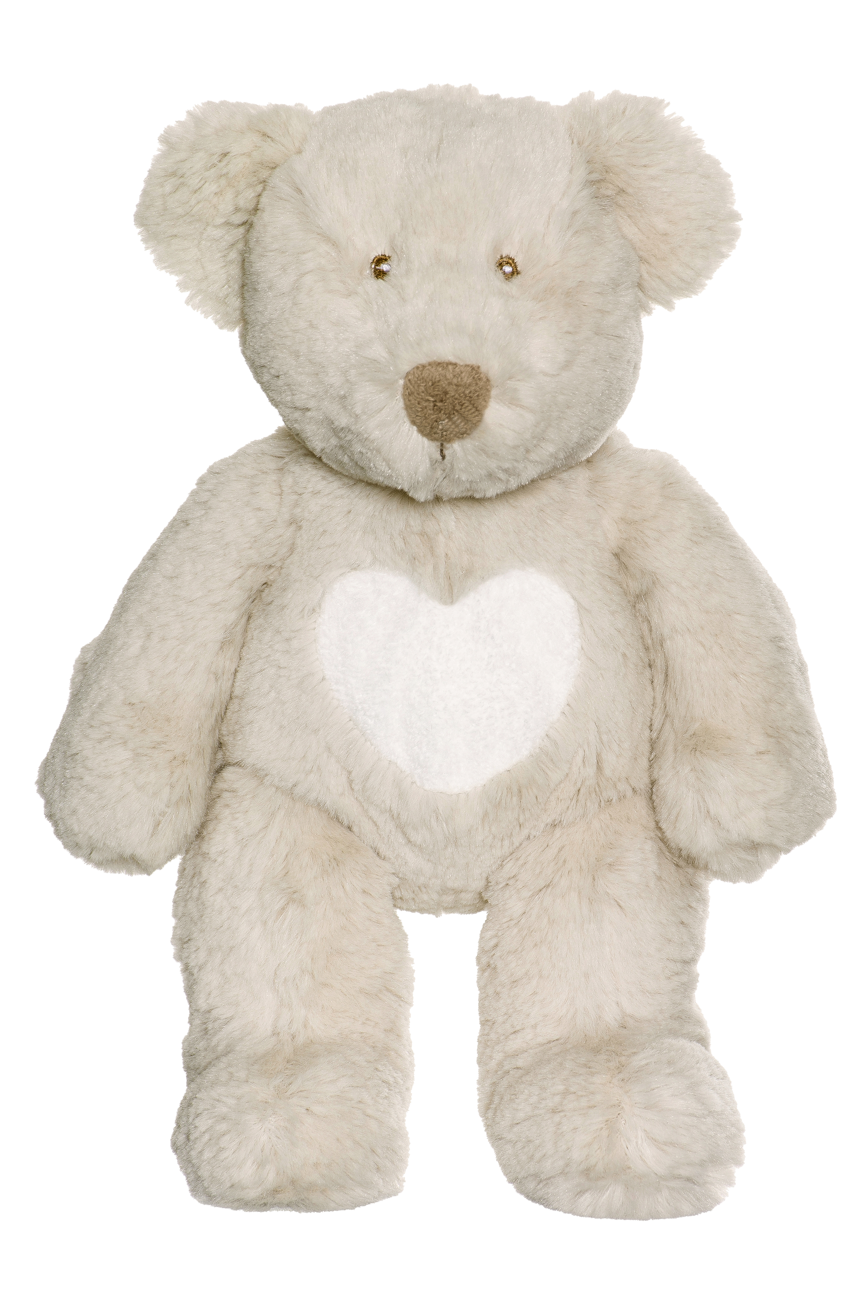 Teddykompaniet - Medium Teddy Cream Bear, Grey – Tri-Action Toys