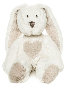 Medium Teddy Cream Bunny, White